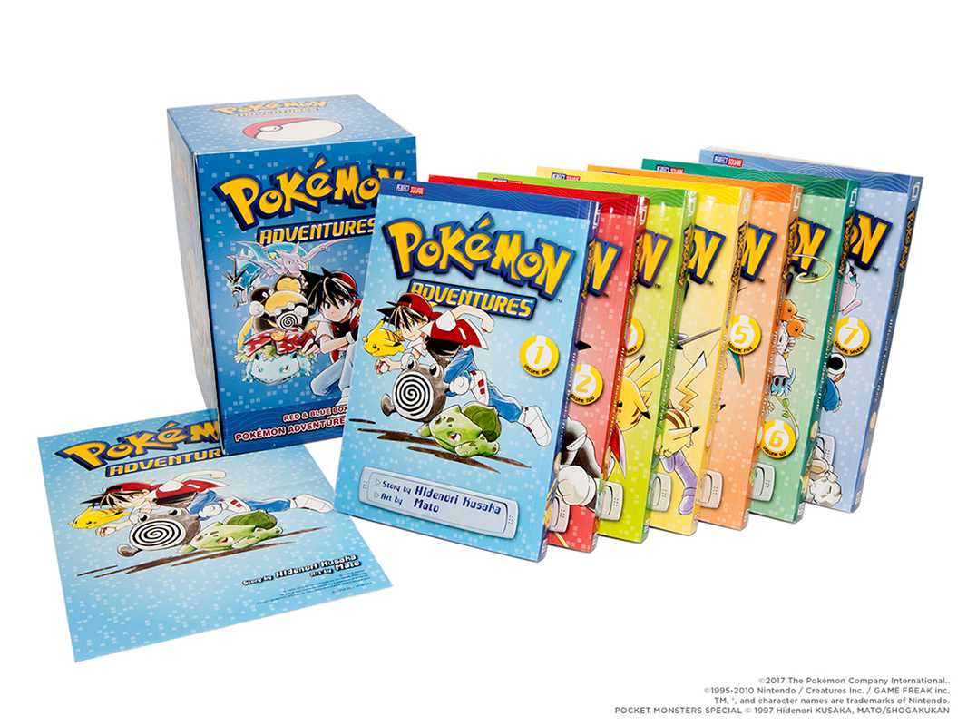 Pokémon Adventures Red & Blue Box Set (Set Includes Vols. 1-7)