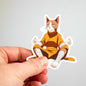 Cat Sticker-Monk