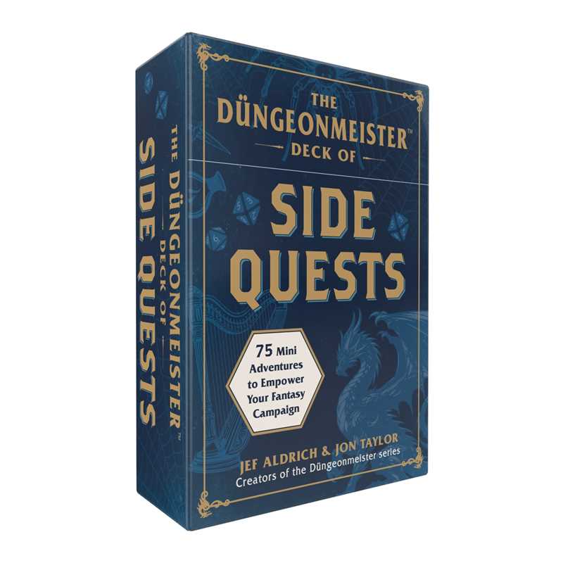 Düngeonmeister Deck of Side Quests by Jef Aldrich