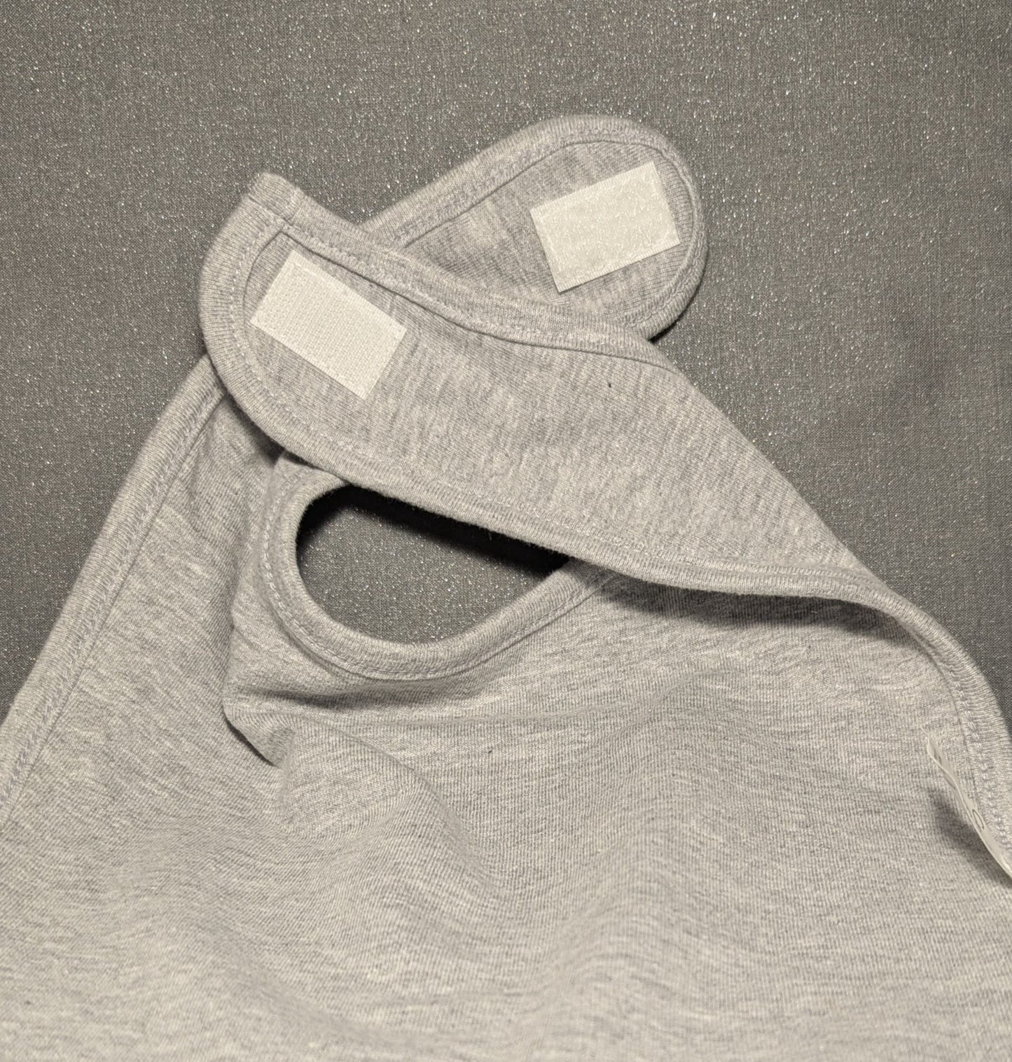 Baby Bib-“My First Valentines Day”-Grey