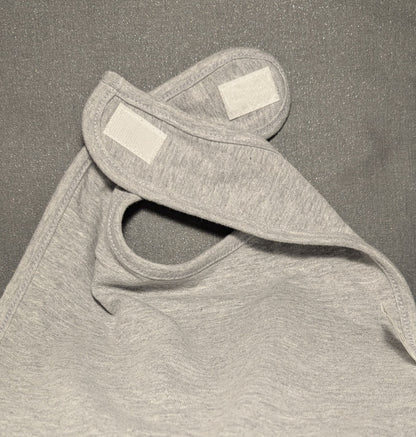 Baby Bib-“My First Valentines Day”-Grey