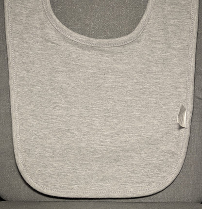 Baby Bib-“My First Valentines Day”-Grey
