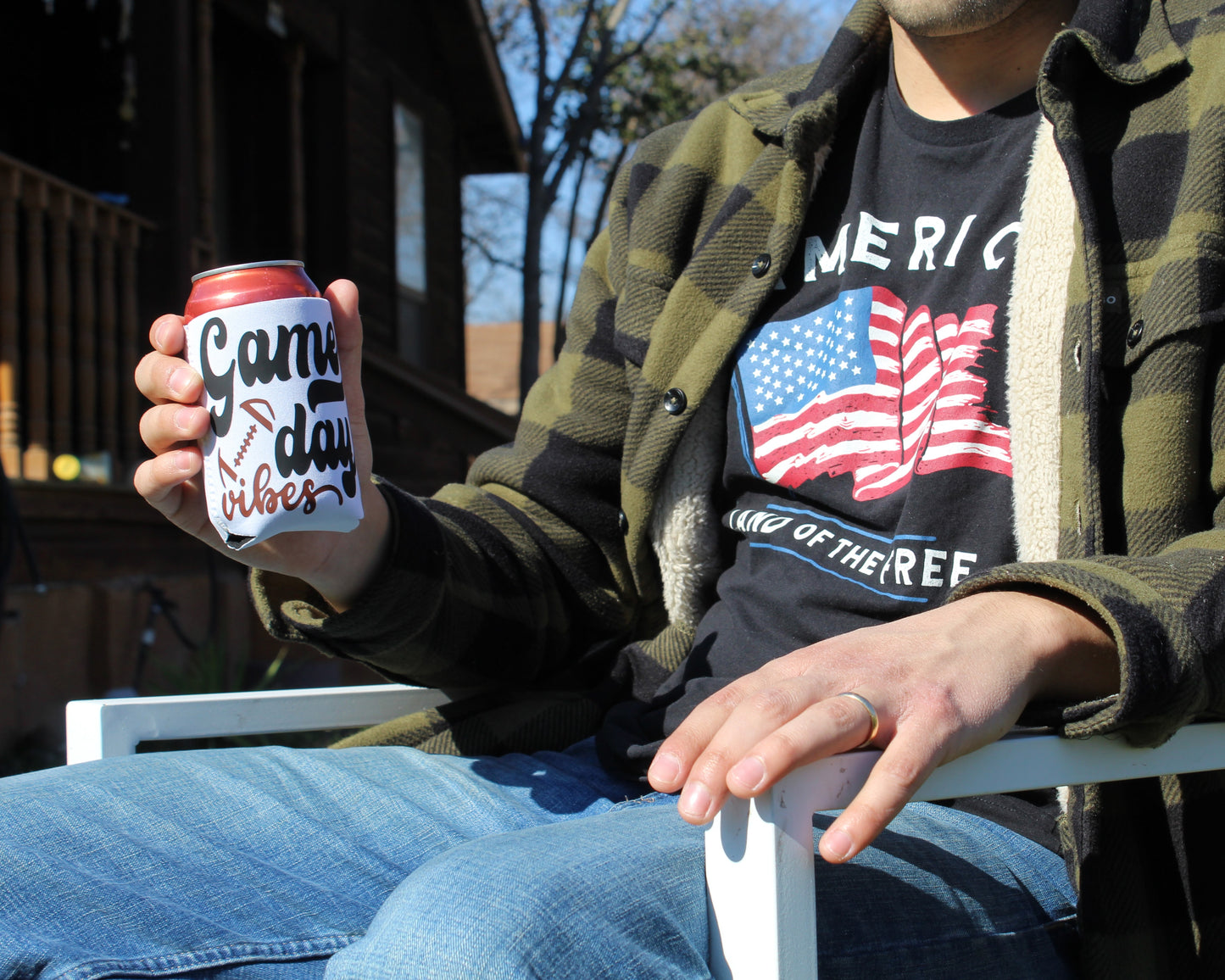 Can Cooler-"Game Day Vibes"