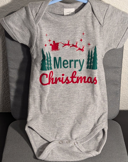 Baby Onesie-"Merry Christmas"