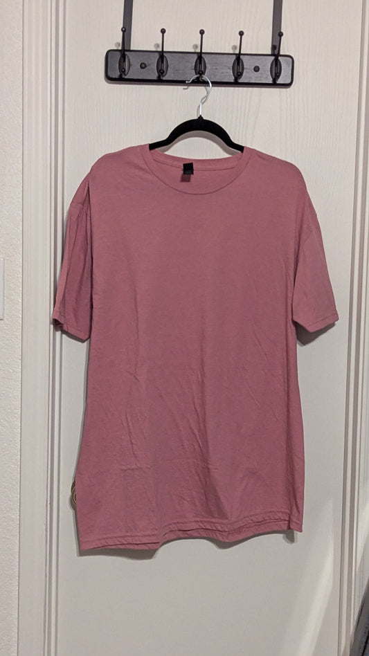 Blanks-ADULT Pink T-Shirt (Gildan  60% Cotton 40% Polyester)