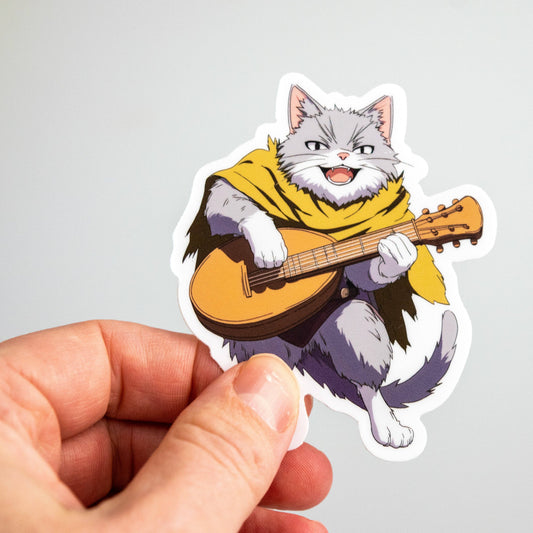 Cat Sticker-Bard