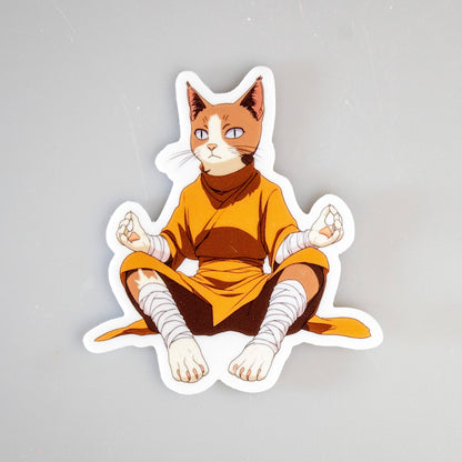 Cat Sticker-Monk