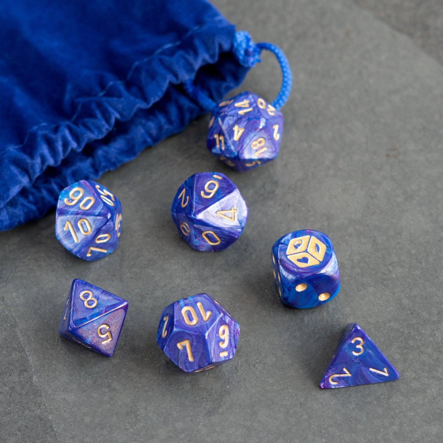 Arcane Dungeon Master Dice Set (Includes Bag)